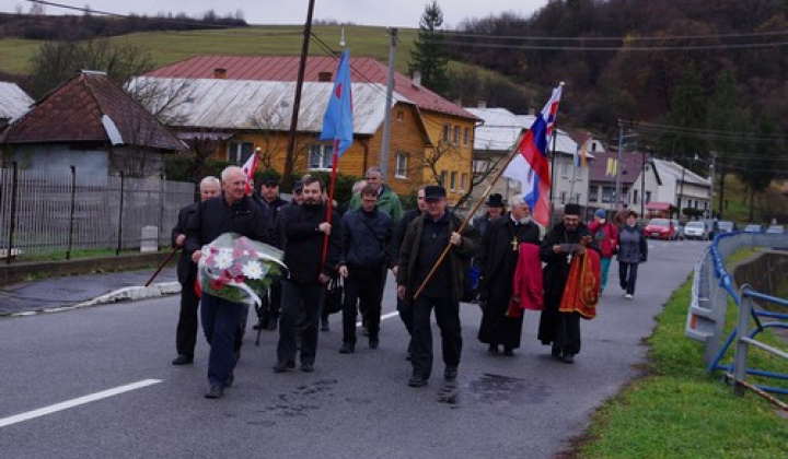 Spomienkové stretnutie  - ukončenie 1. sv. vojny  11.11.2019