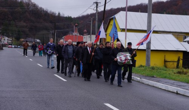 Spomienkové stretnutie  - ukončenie 1. sv. vojny  11.11.2019